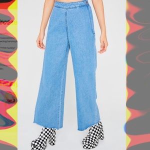 Wide leg denim pants Dolls Kill medium